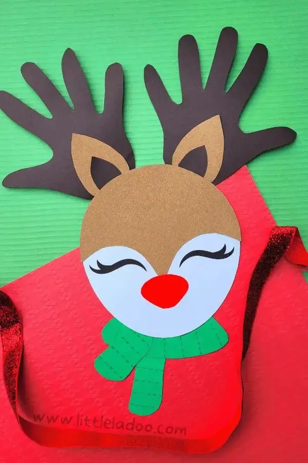Handprint Reindeer Craft