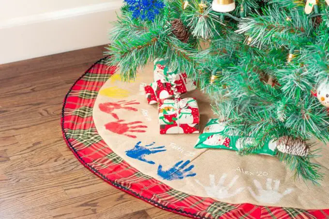 Handprint Tree Skirt