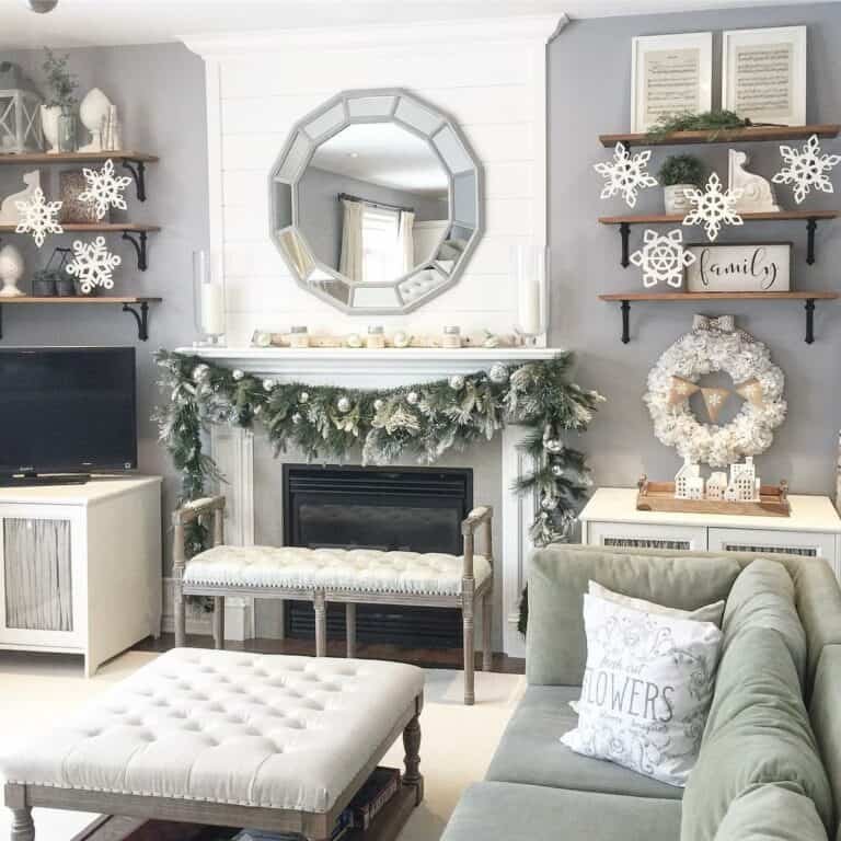 Industrial Christmas Shelves