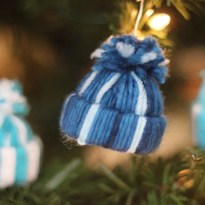 Knitted Hat Ornaments
