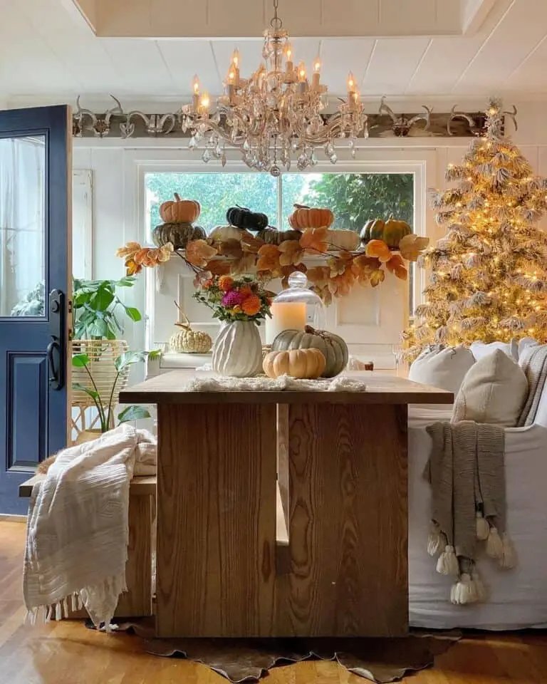 Layered Pumpkin Display
