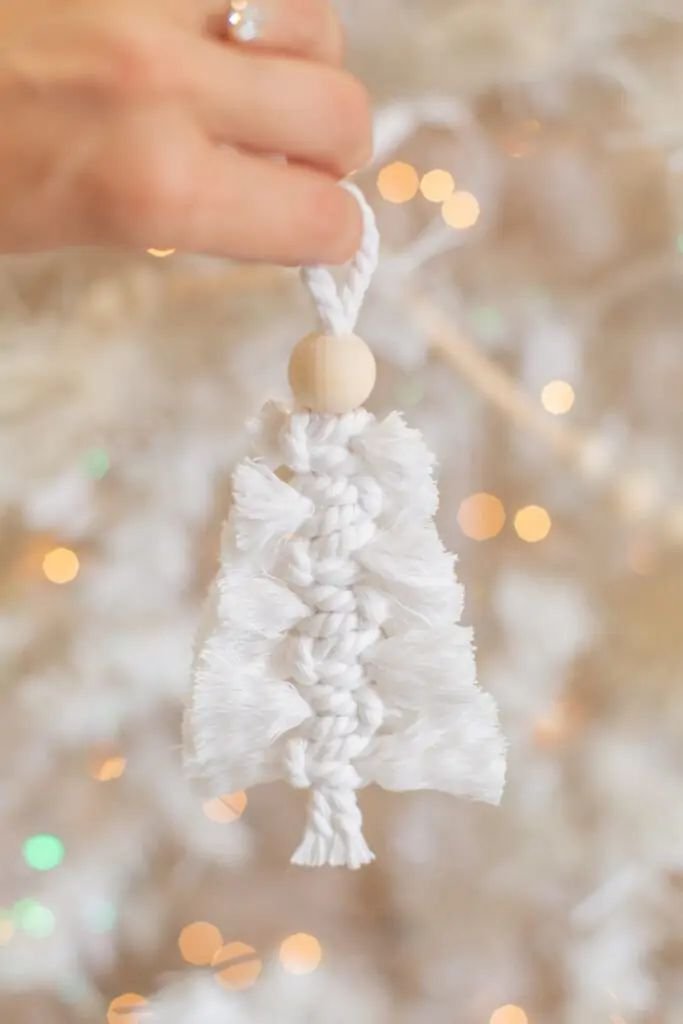 Macramé Tree Ornaments