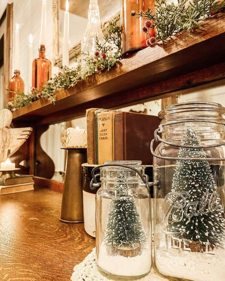 Mason Jar Trees