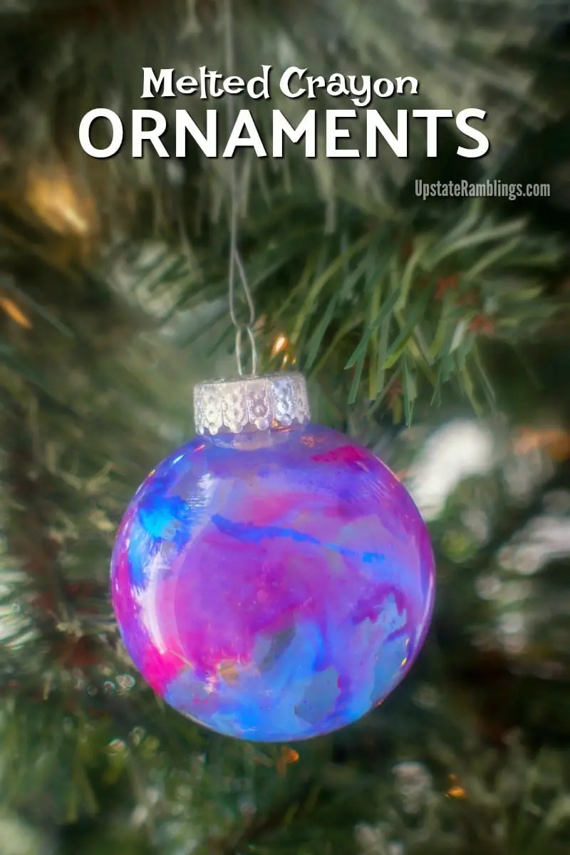 Melted Crayon Ornaments