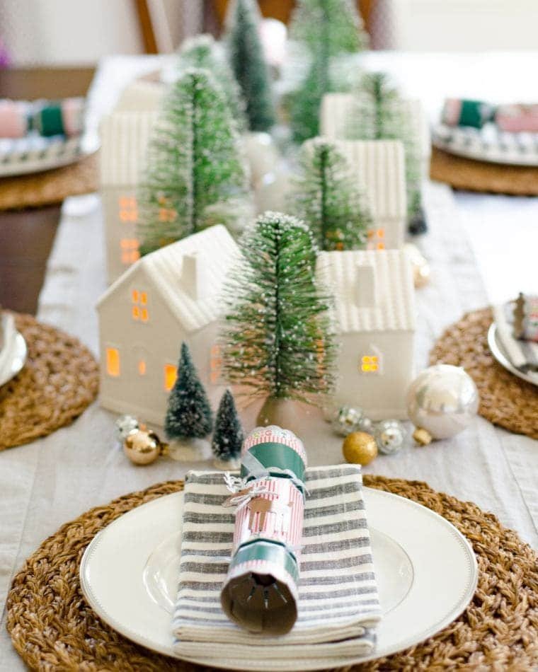 Miniature Snow Village