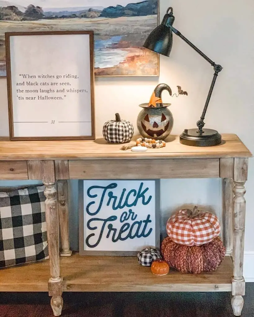 Mix Festive and Spooky Decor