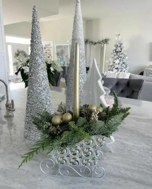 Mixed Metal Christmas Decor