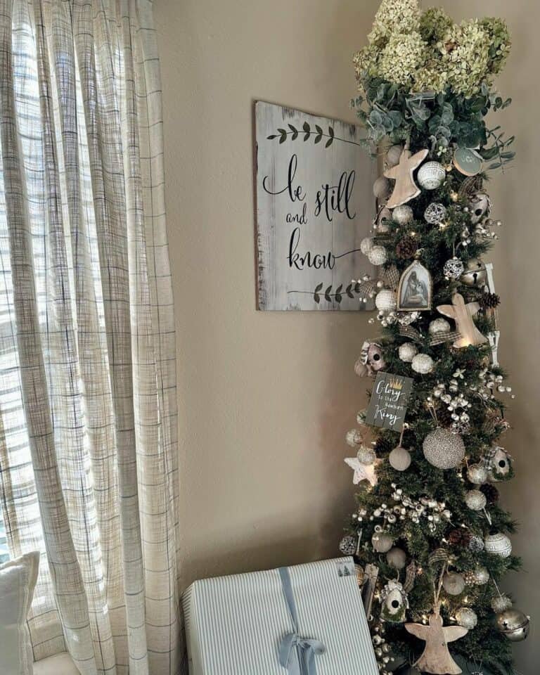 Narrow Silver Tree