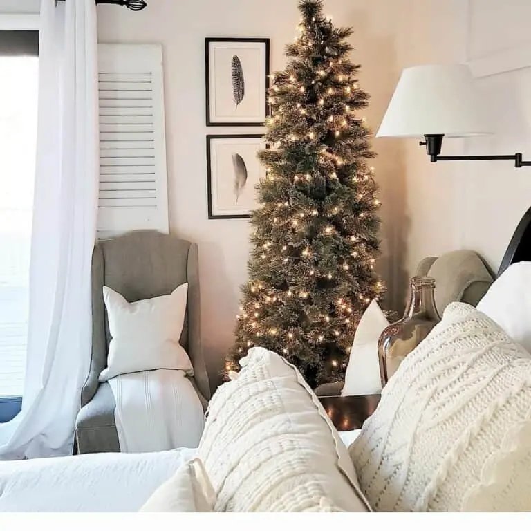 Neutral Bedroom Tree