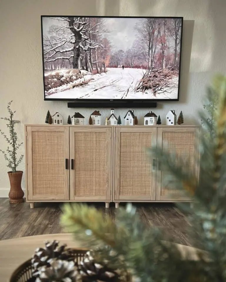Neutral Christmas Village