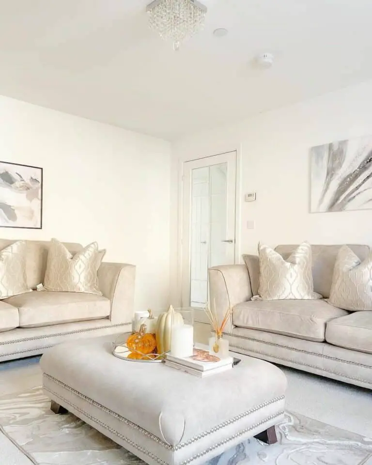 Neutral Living Room Accents