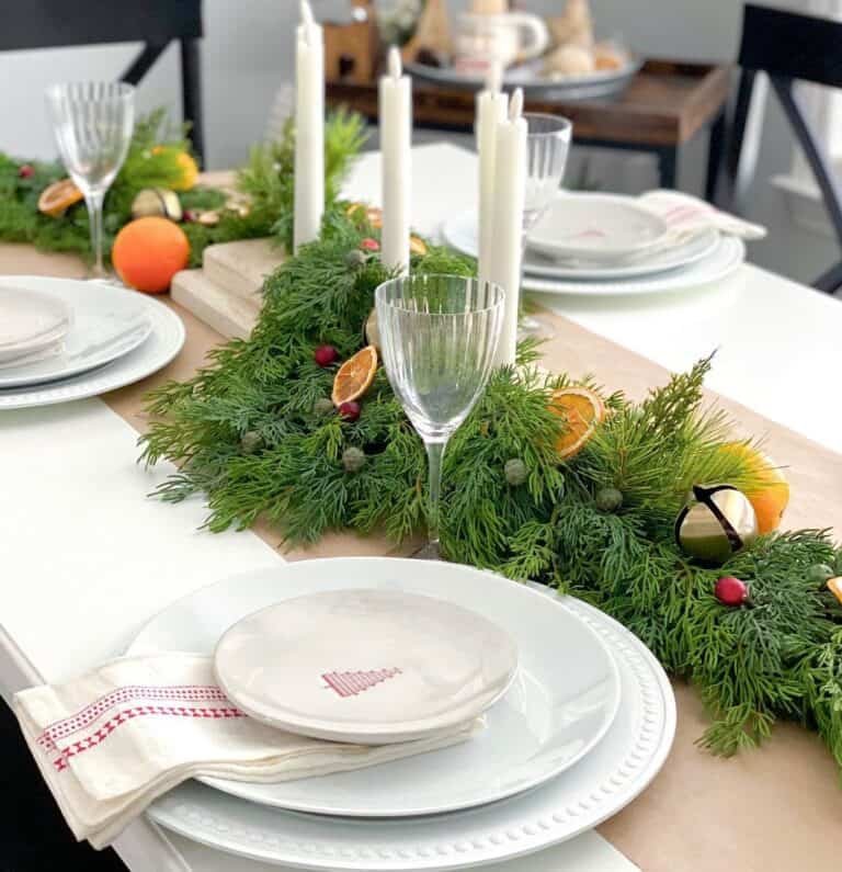 Orange Slice Centerpieces