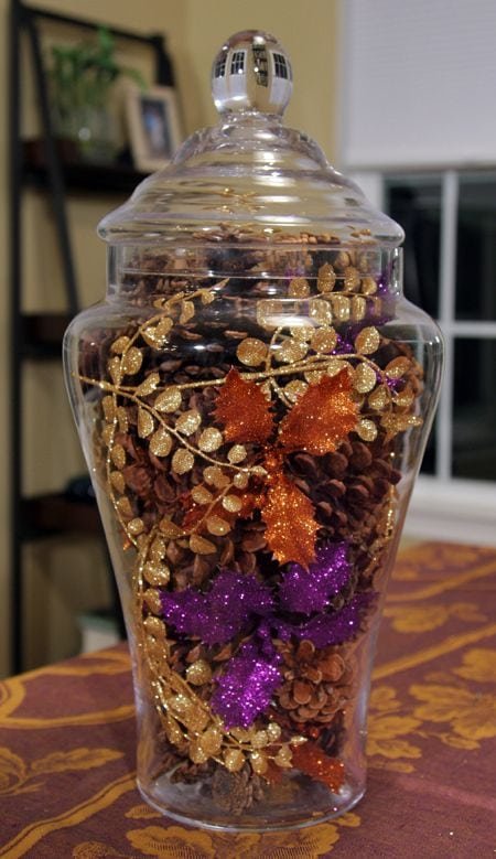 Ornament Glass Centerpiece