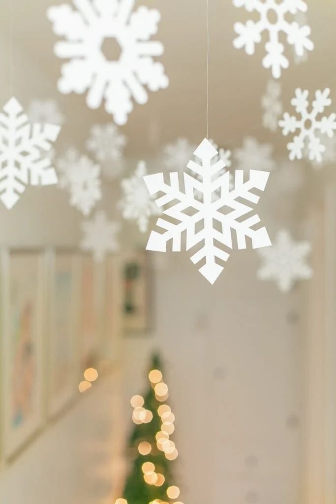 Paper Snowflake Garlands