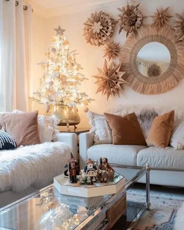 Paper Snowflake Mirror
