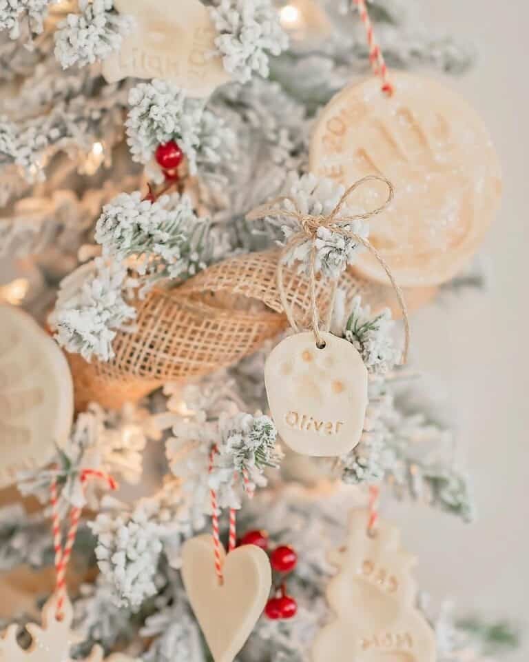 Pet Paw Ornaments