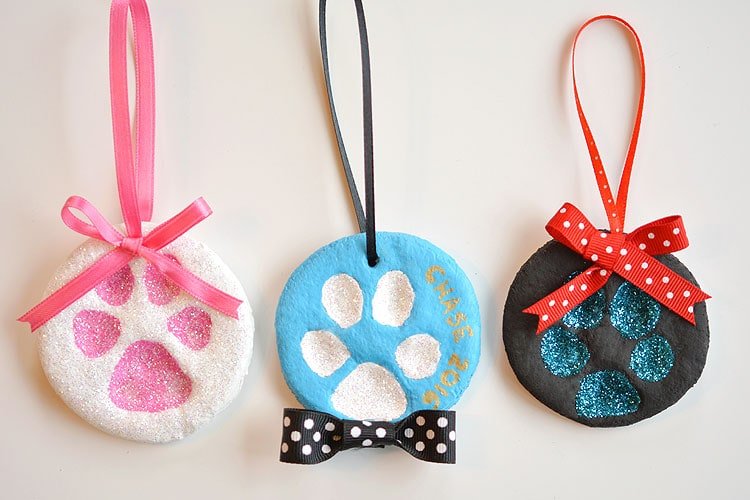 Pet Paw Ornaments