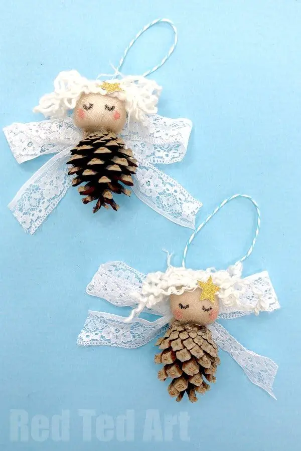 Pine Cone Angels