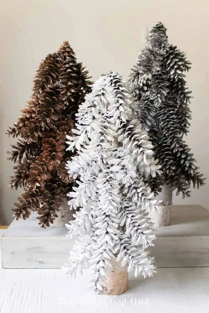 Pinecone Christmas Trees