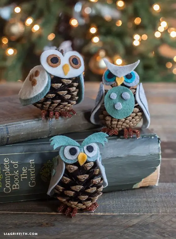Pinecone Owl Crafts