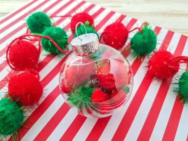 Pom Pom Ornaments