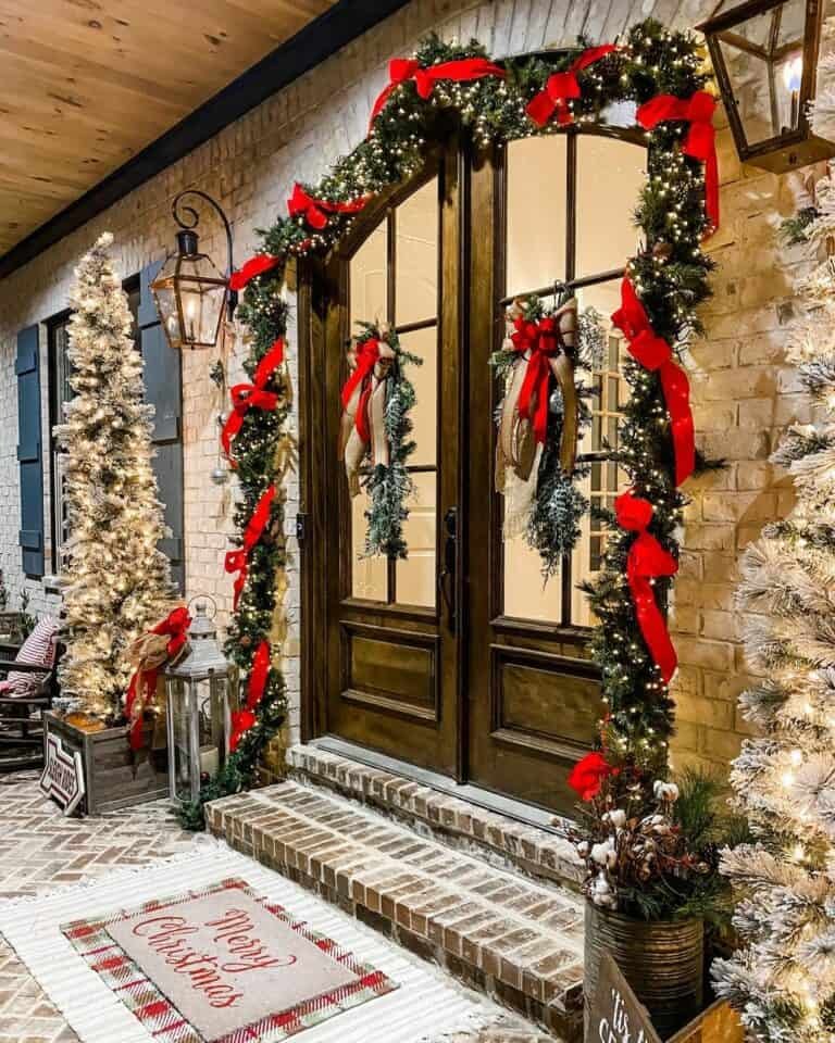 Porch Christmas Lanterns
