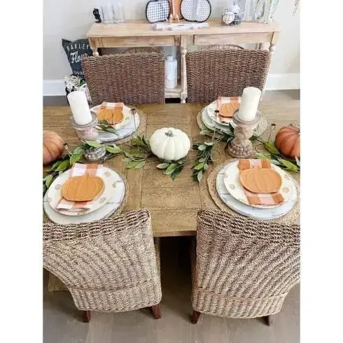 Pumpkin and Foliage Centerpiece