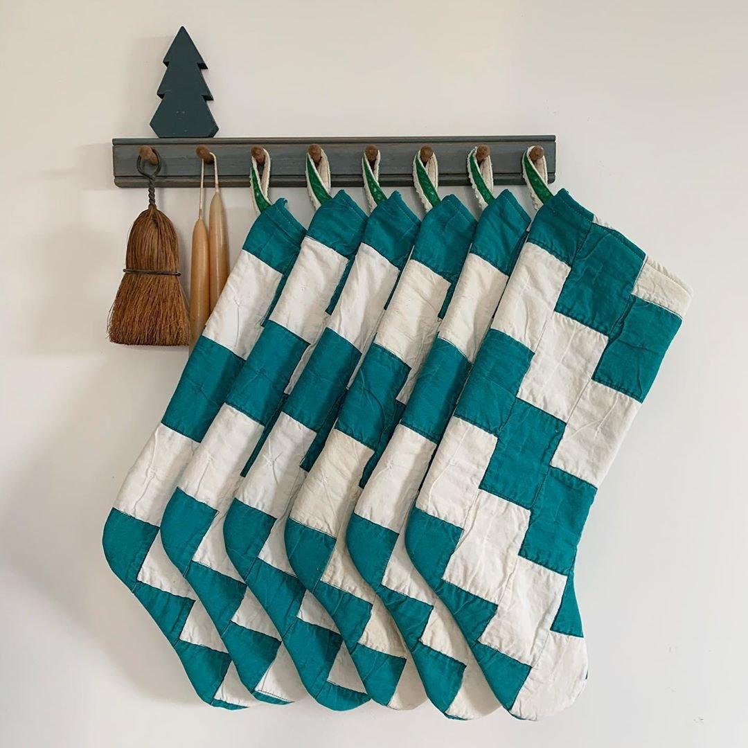 Quilted Fabric Stockings