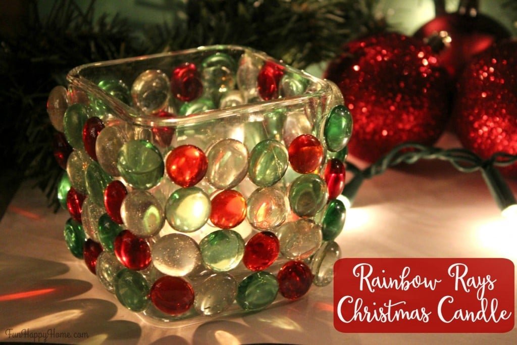 Rainbow Candle Craft