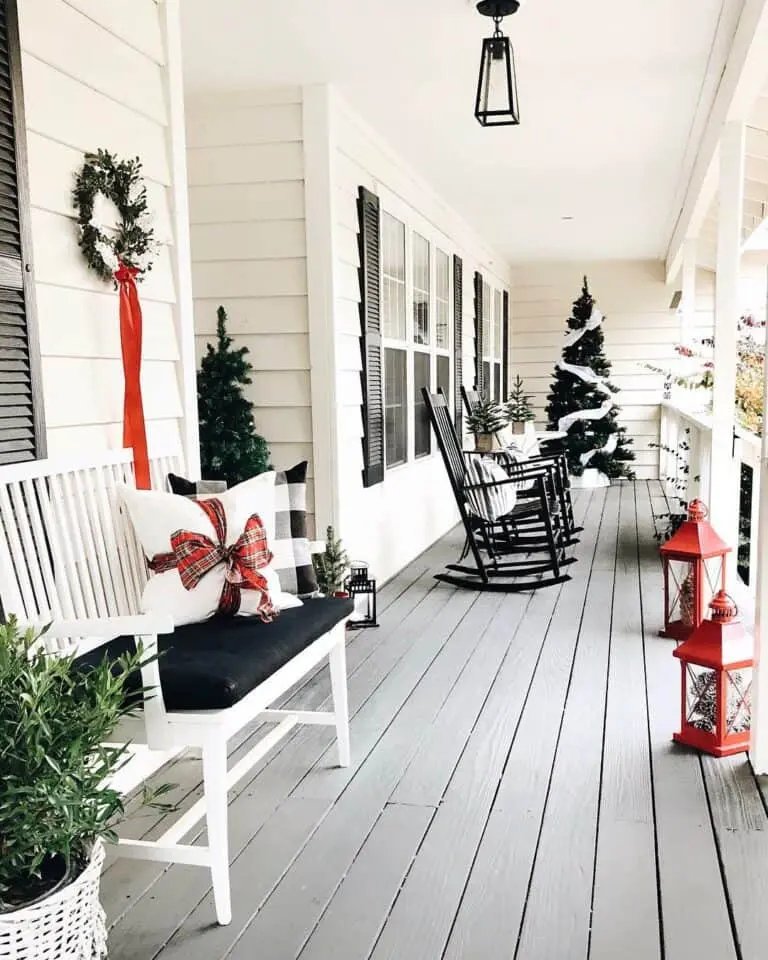 Red Farmhouse Lanterns