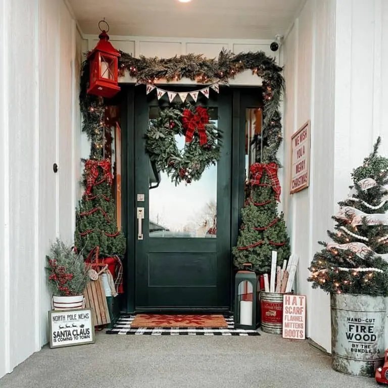 Red Lantern Entryway