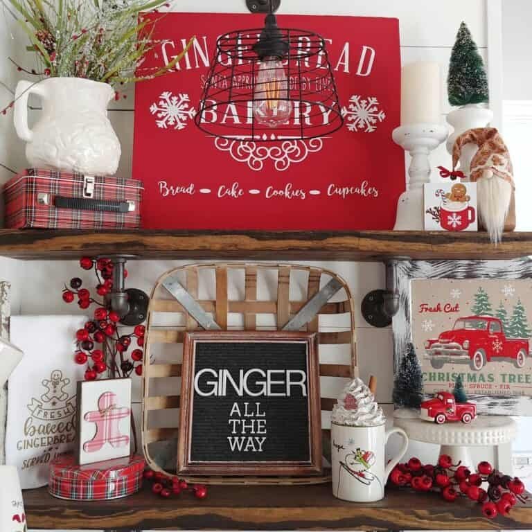 Red Truck Shelves
