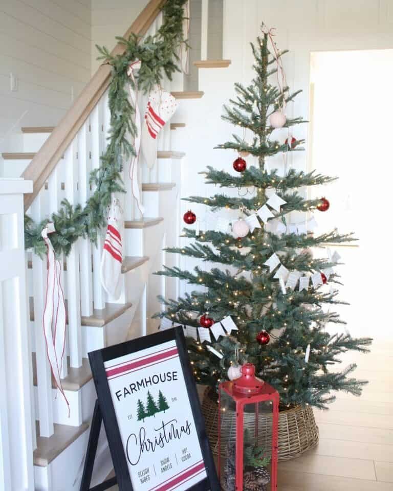 Red White Staircase