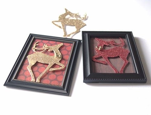 Reindeer Silhouette Frame