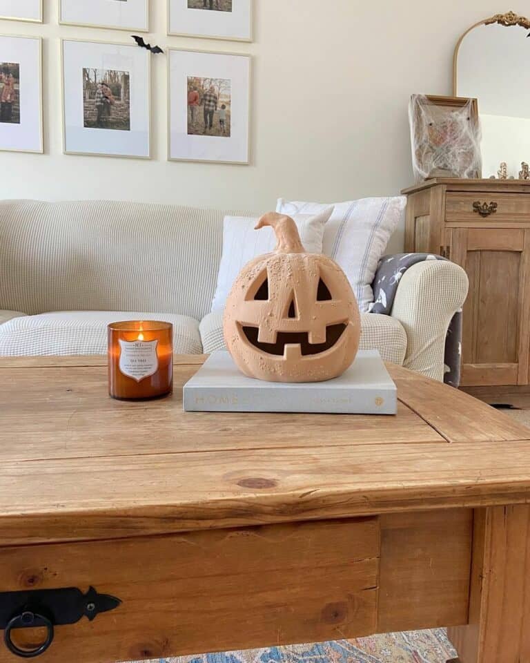 Repurposed Painted Pumpkins