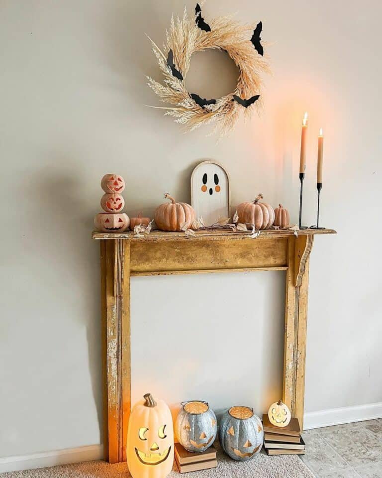 Rustic Jack-o-Lantern Display