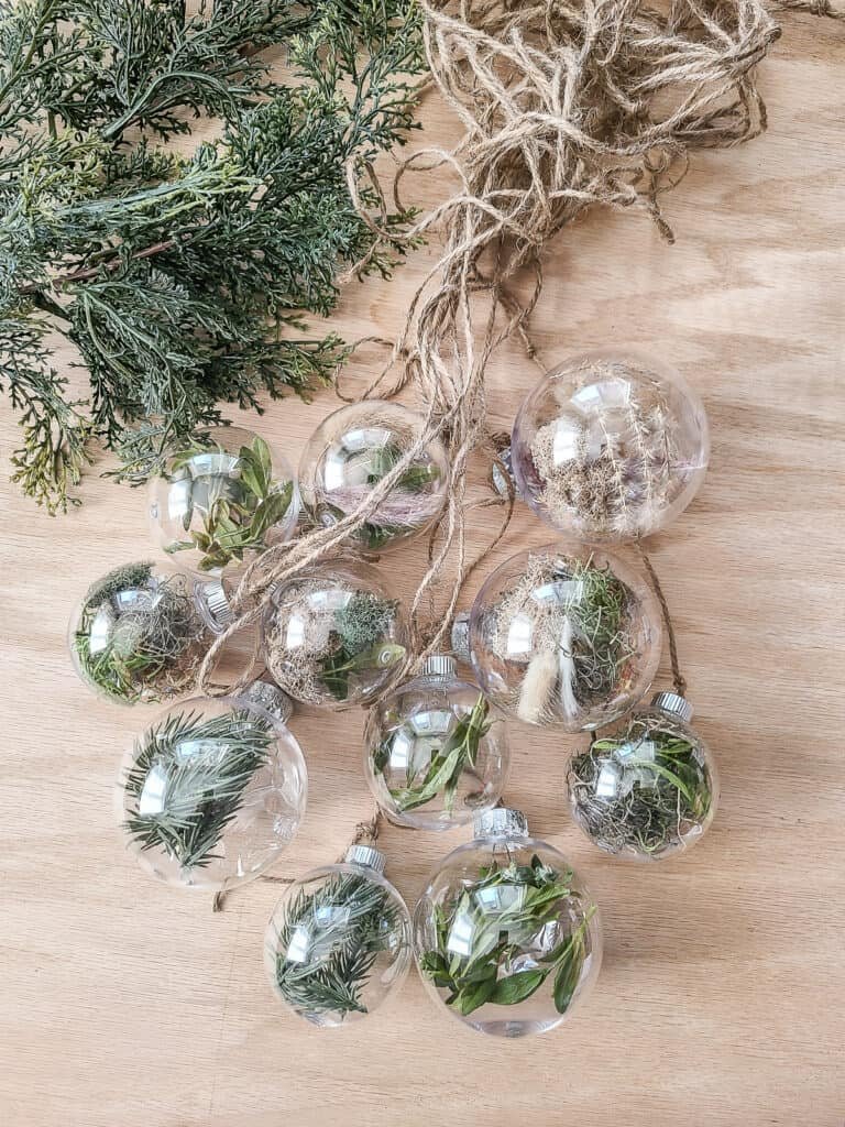Rustic Nature Ornaments