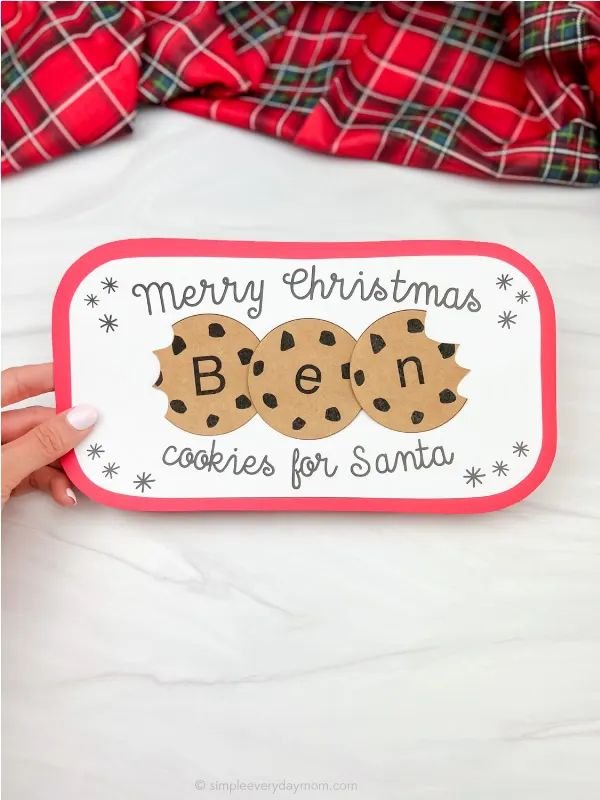 Santa Cookie Plates