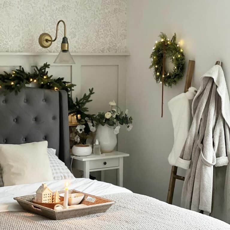 Scandinavian Christmas Bedroom