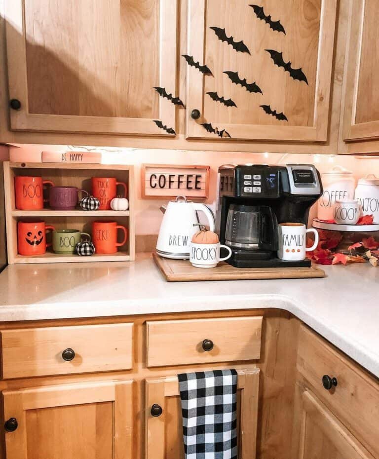 Seasonal Coffee Station Décor