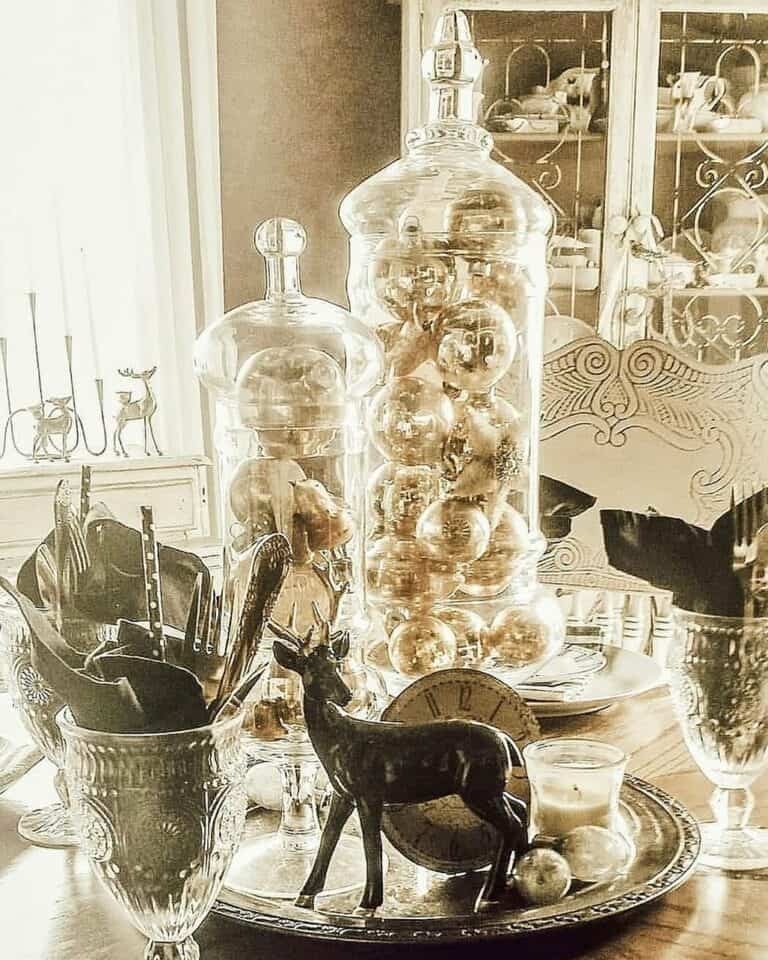 Silver Table Settings