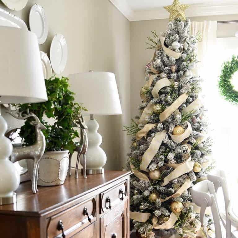 Silver White Gold Accents