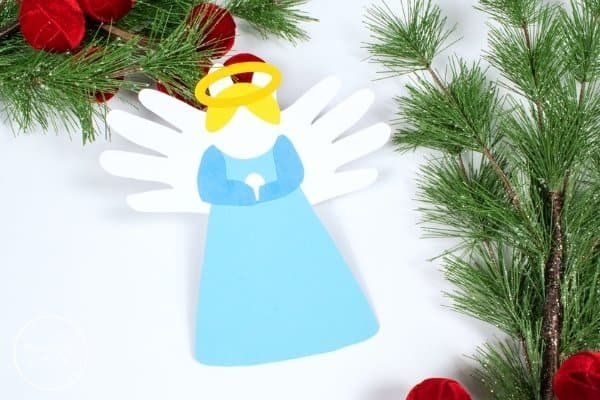 Simple Handprint Angels