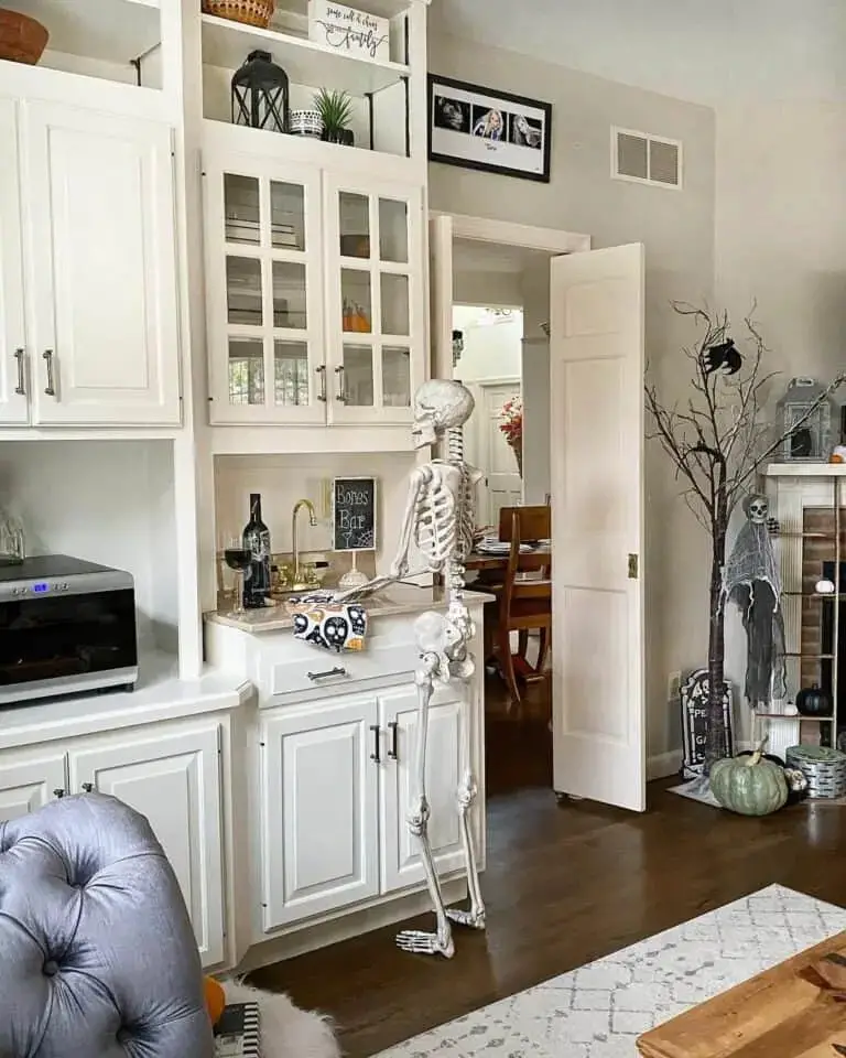 Skeleton Bar in Kitchen