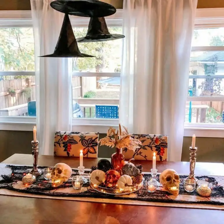 Skeleton Candle Centerpiece