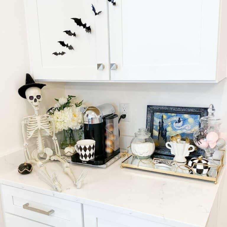 Skeleton Coffee Bar Setup