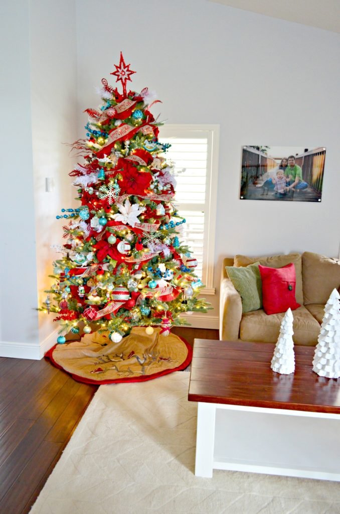 Snow-Covered Christmas Tree