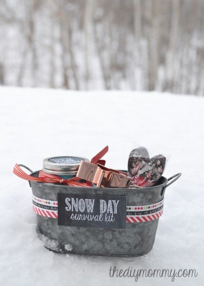 Snow Day Basket