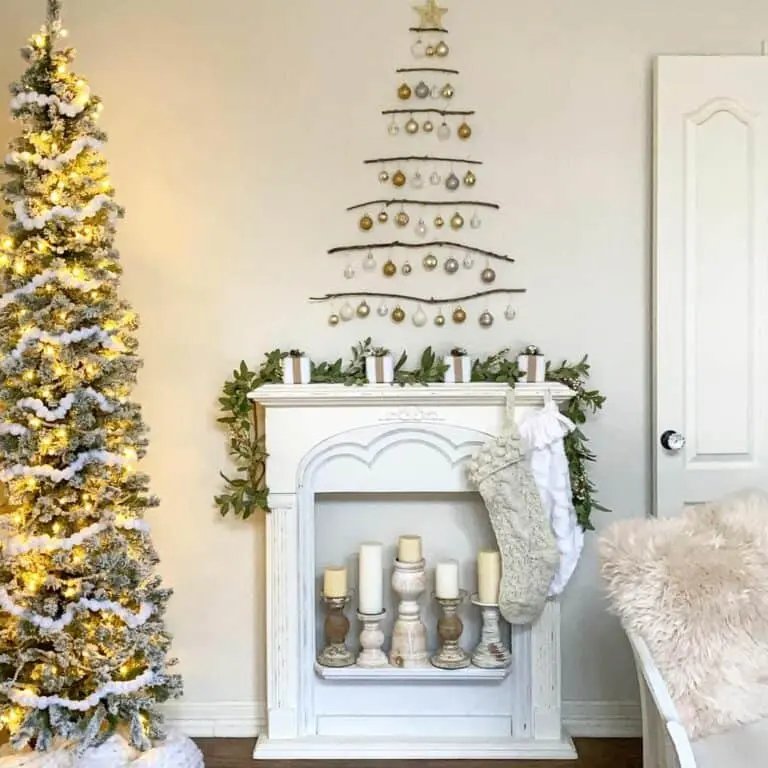 Snowball Garland Tree