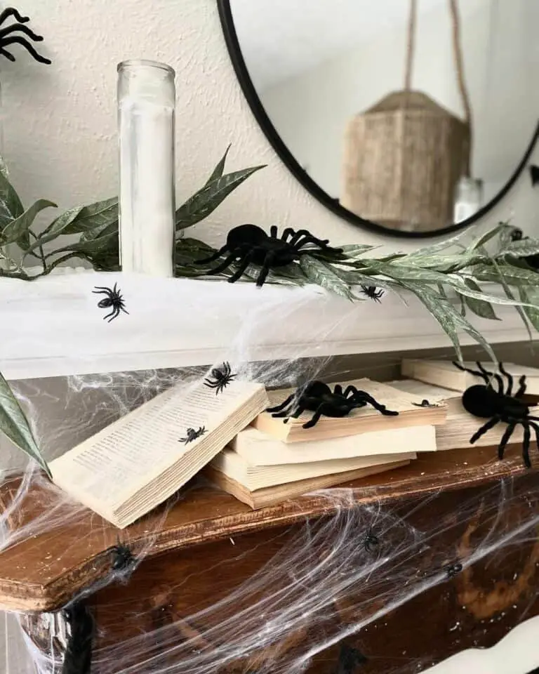Spider Decor for Mantel
